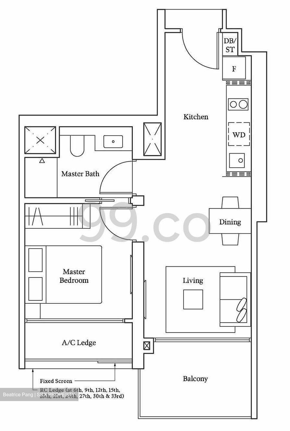 Avenue South Residence (D3), Apartment #503802341